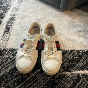 Gucci authentic ace sneakers (worn)